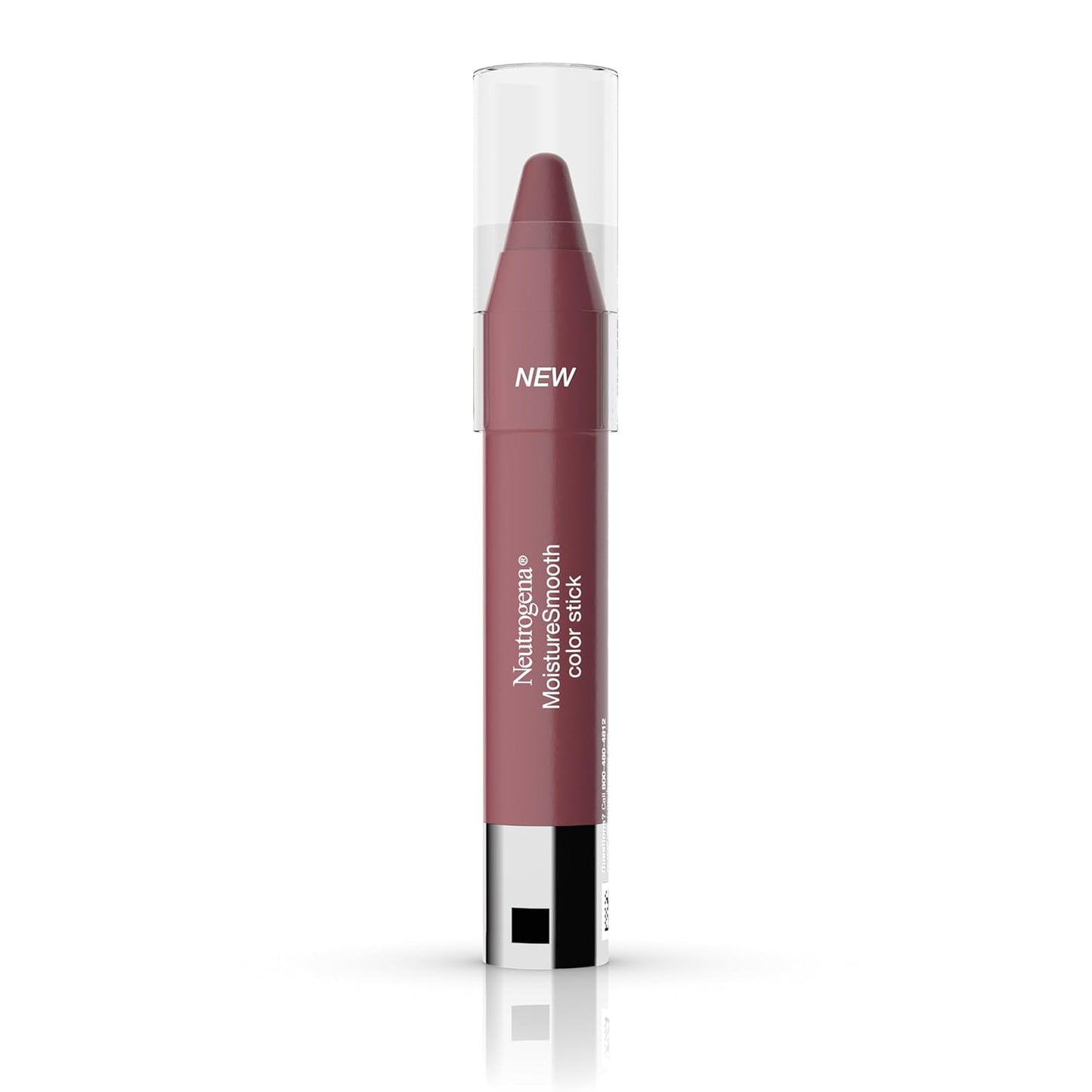 Neutrogena Moisture Smooth Color Stick for Lips - Hydrating Lipstick with Balm-Like Formula, Enriched with Shea Butter and Fruit Extracts, 120 Berry Brown, 0.11 Oz (Single Pack)