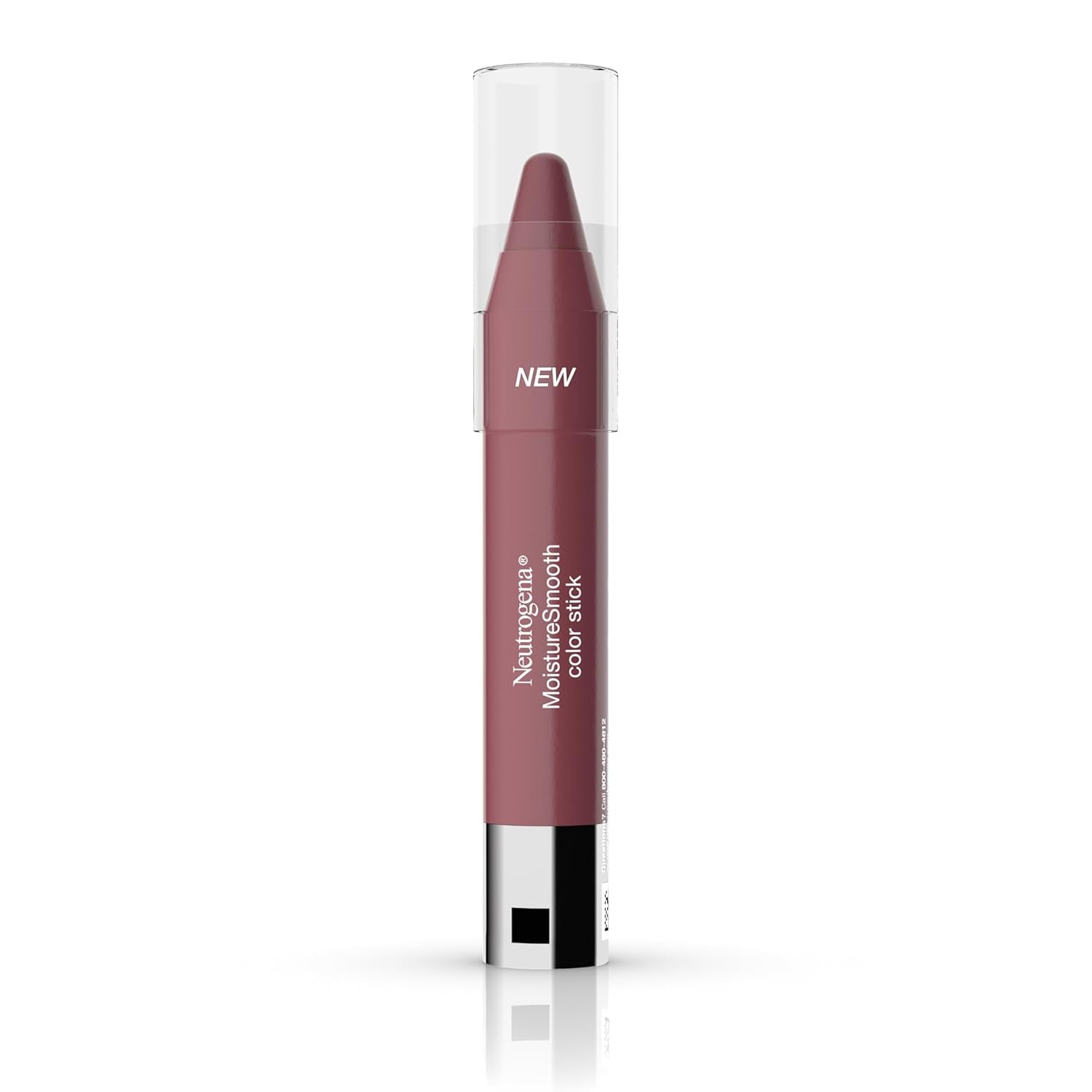 Neutrogena Moisture Smooth Color Stick for Lips - Hydrating Lipstick with Balm-Like Formula, Enriched with Shea Butter and Fruit Extracts, 120 Berry Brown, 0.11 Oz (Single Pack)