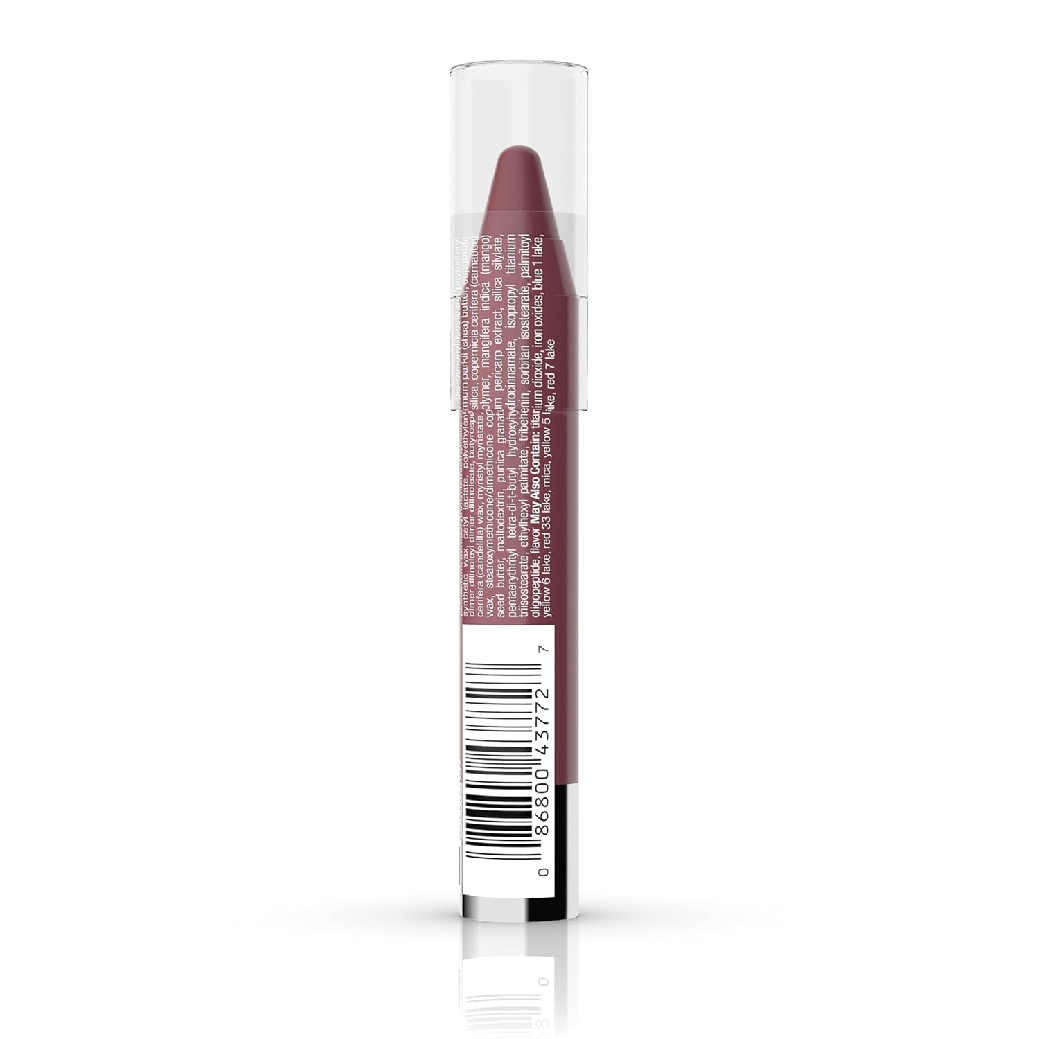 Neutrogena Moisture Smooth Color Stick for Lips - Hydrating Lipstick with Balm-Like Formula, Enriched with Shea Butter and Fruit Extracts, 120 Berry Brown, 0.11 Oz (Single Pack)